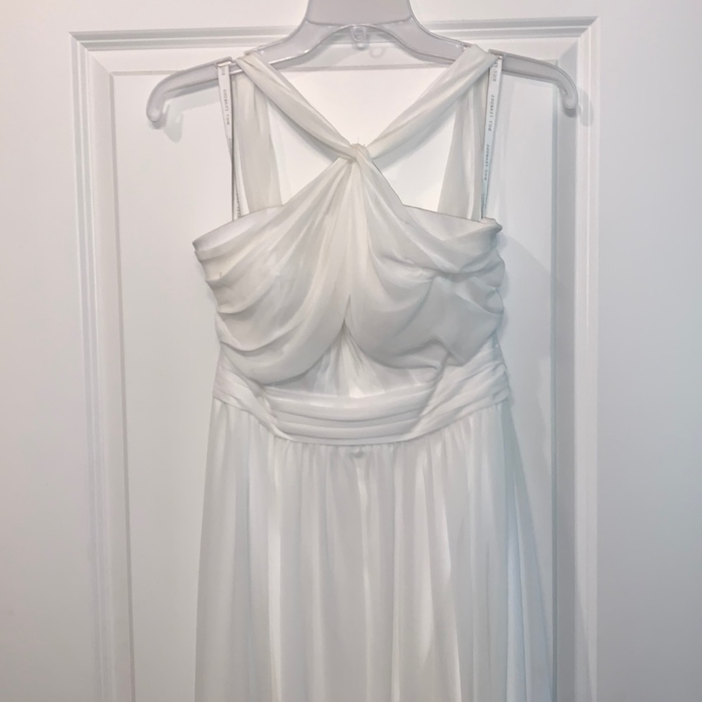 Long white formal dress